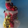 Accident dans la cheminée – suspension Père Noel