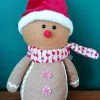 Bonhomme pain d’épices bonnet rouge, lumineux