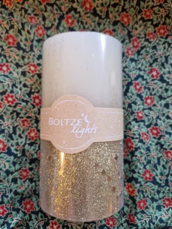 Bougie pillier or