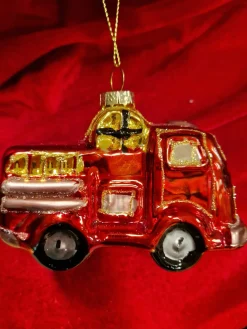 Camion de pompier en verre