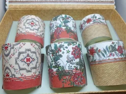 Coffret de bougies parfumées senteur de Noel