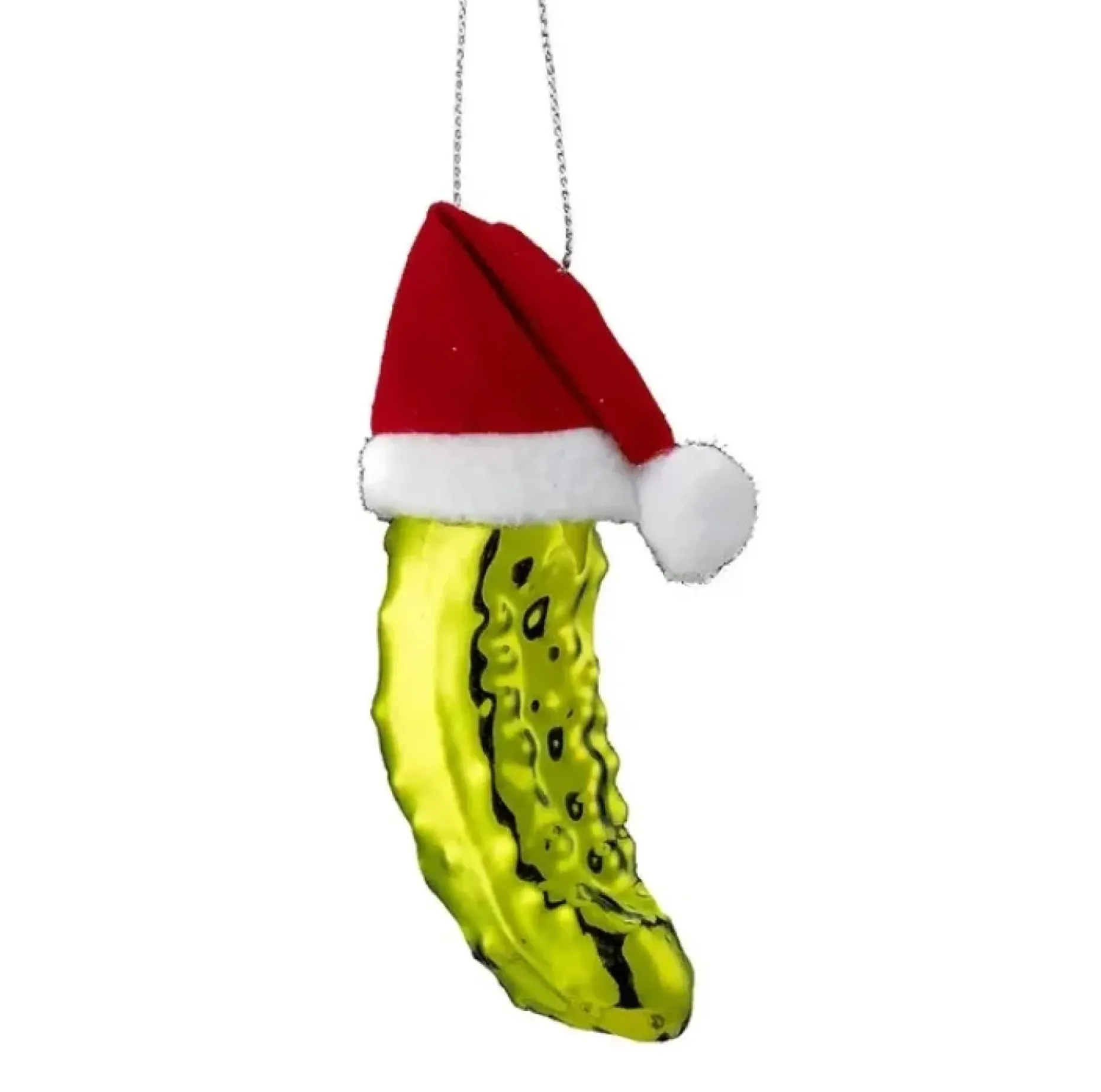 Cornichon de Noel en verre Kurts adler