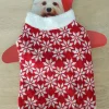 Costume pour chien rouge et blanc