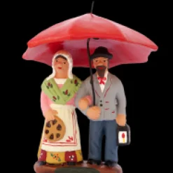 Couple au parapluie