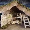 Crèche en bois lulineuse