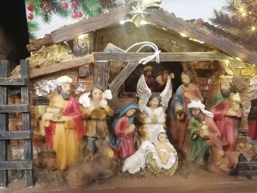 Crèche en résine
