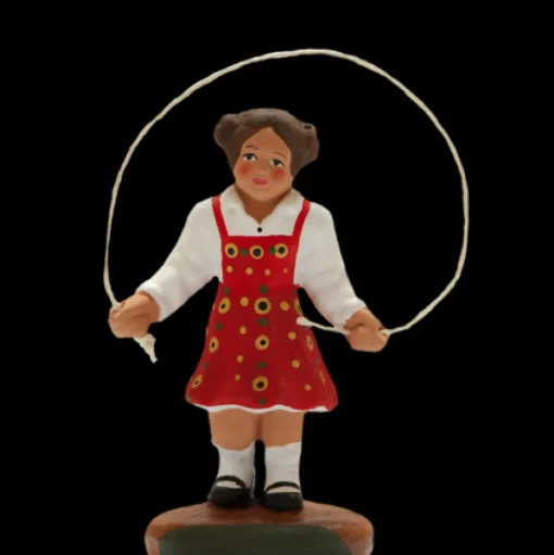 Fillette à la corde