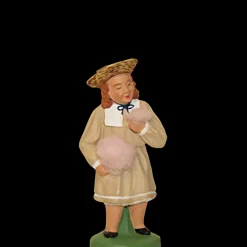 Fillette barbe à papa