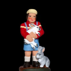 Garçon aux lapins