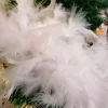 Guirlande à plumes blanches