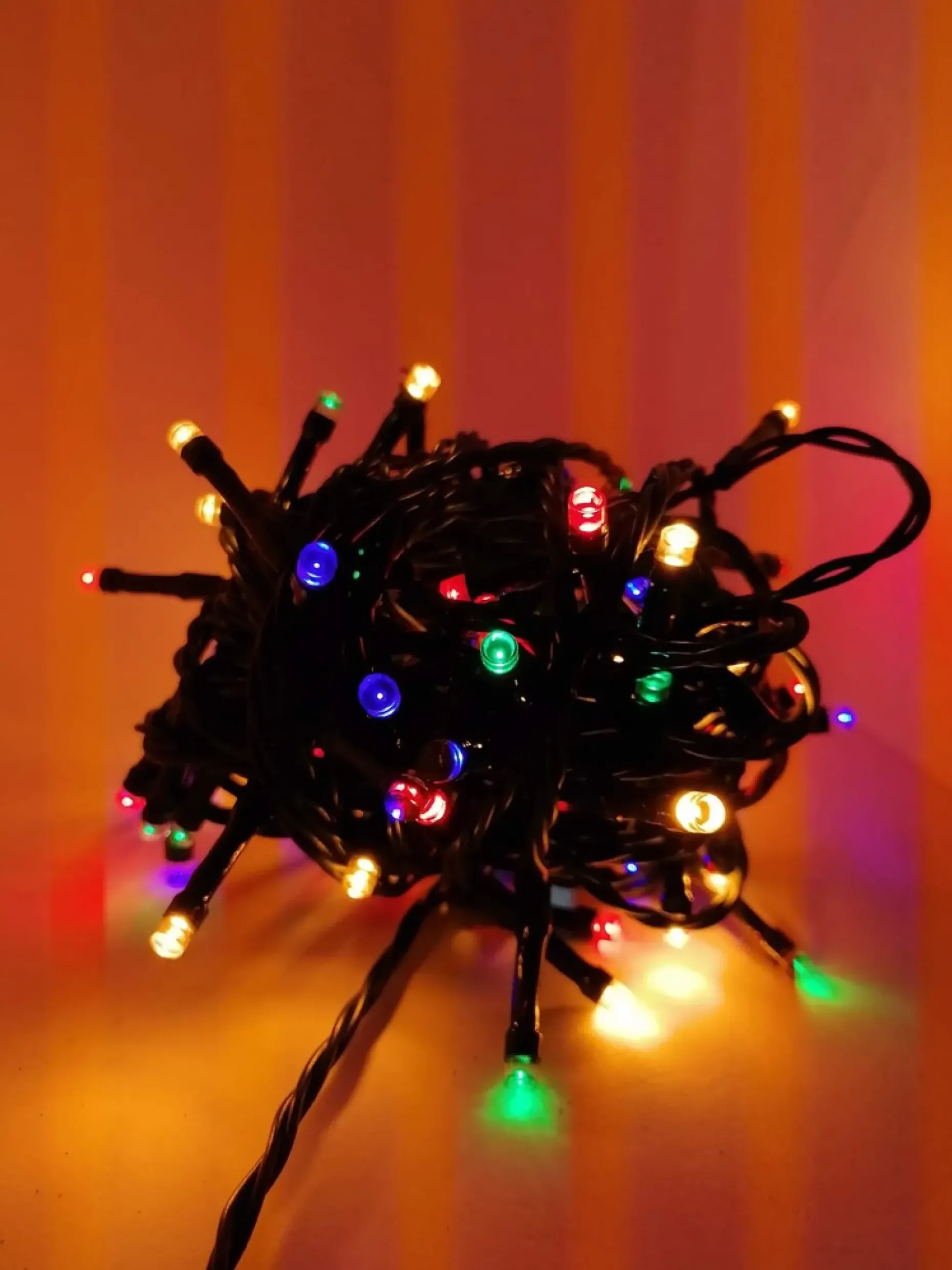 Jeu de lumière multicolore 12m50