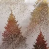 Nappe effet lin déco sapin