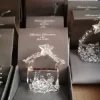 Petite crèche en verre