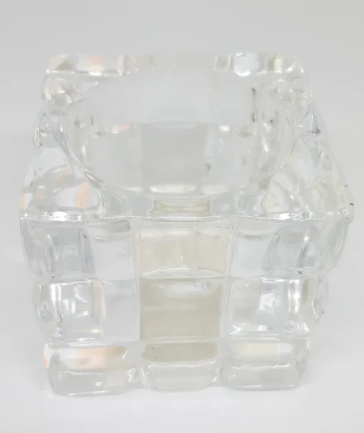 PROMO Bougeoir cube en verre