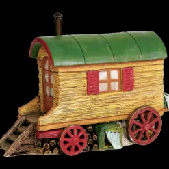 Roulotte de gitans jaune