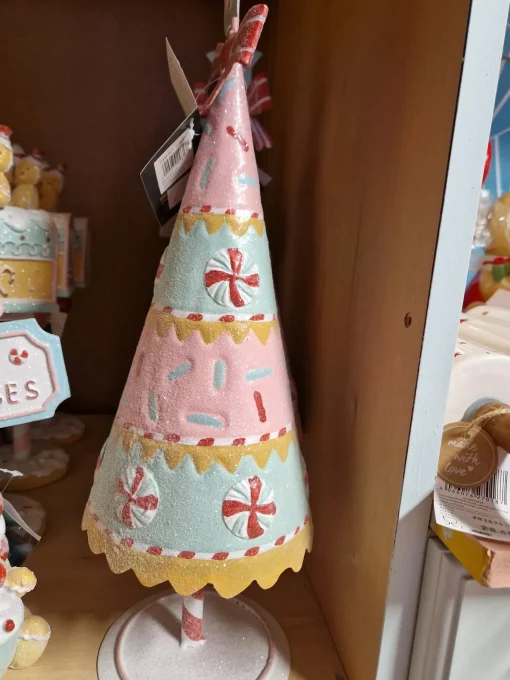 Sapin métalique effet sucré