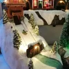 Scène de Noel – enfant sur luge