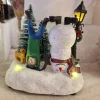 Scène lumineuse village – Bonhomme de neige