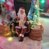 Scène lumineuse village – Père Noel
