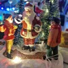 Scène lumineuse village – Père Noel