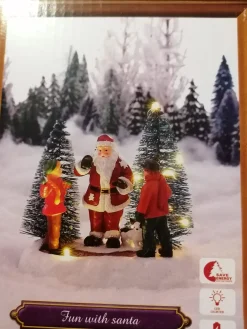 Scène rencontre avec le Père Noel