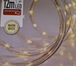 Tube lumineux blanc chaud 12m